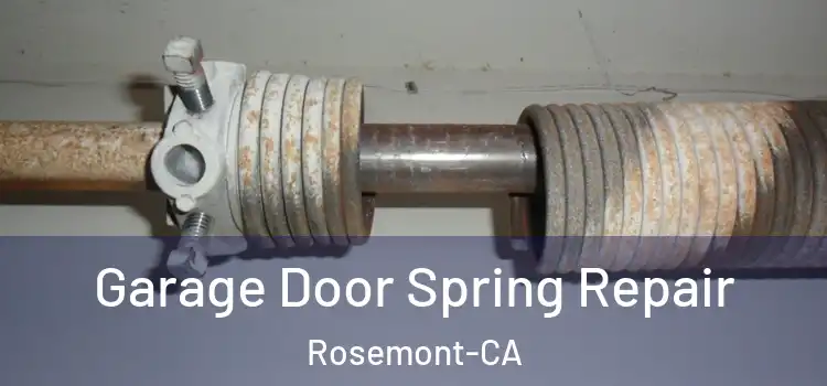  Garage Door Spring Repair Rosemont-CA