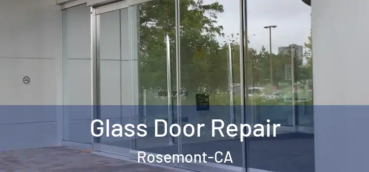 Glass Door Repair Rosemont-CA