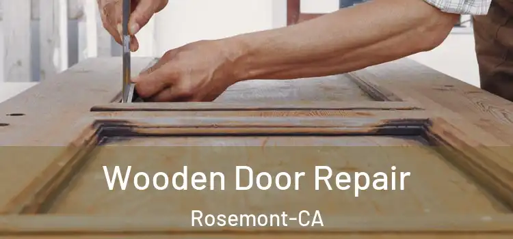 Wooden Door Repair Rosemont-CA